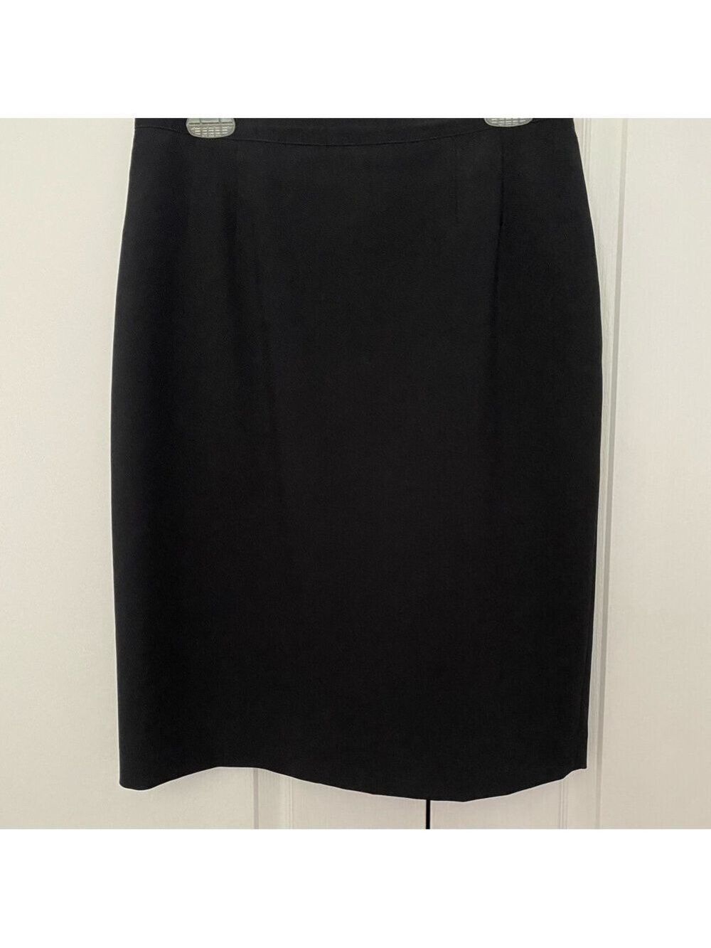 Kasper Black A-Line Skirt | Size 12 | Classic Workwear Staple - Picture 2 of 6